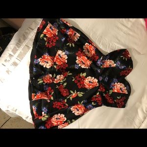 B. Darlin Strapless Floral dress
